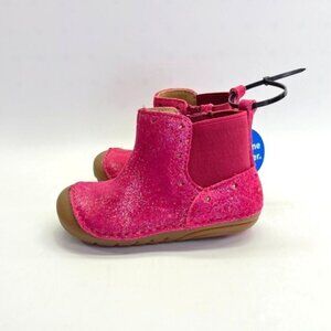 Stride Rite Agnes 2.0 Boot Size 5 in Berry Pink Soft Motion Size Zip